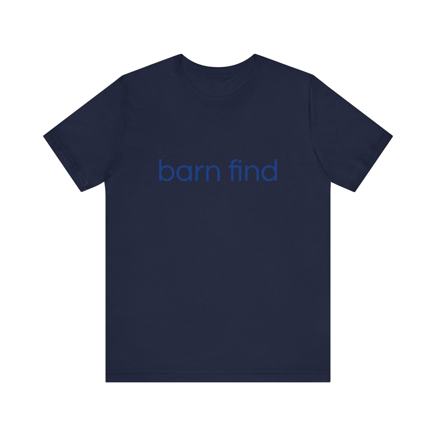 barn find Navy Print Unisex Jersey Tee