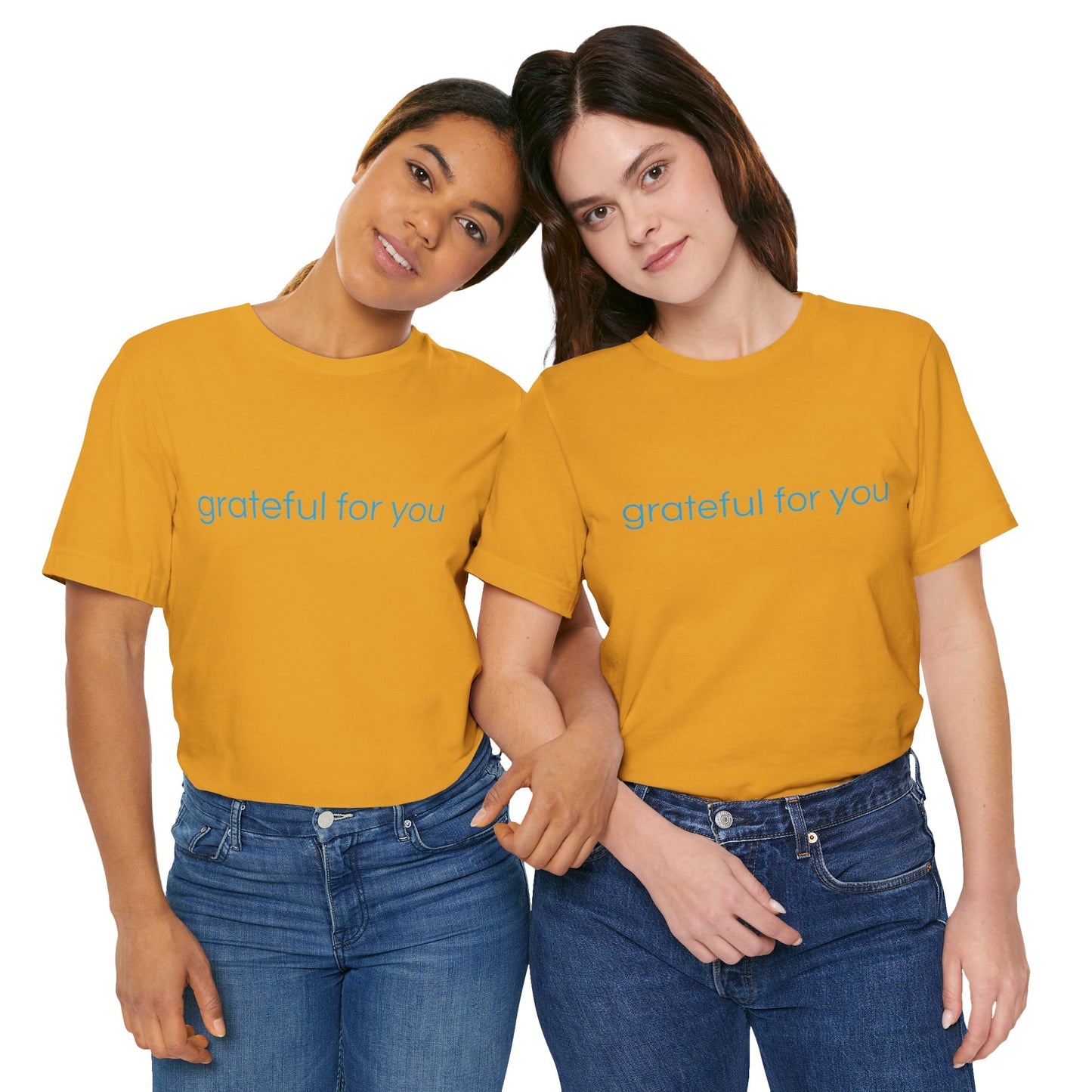 grateful for you Blue Print Unisex Jersey Tee