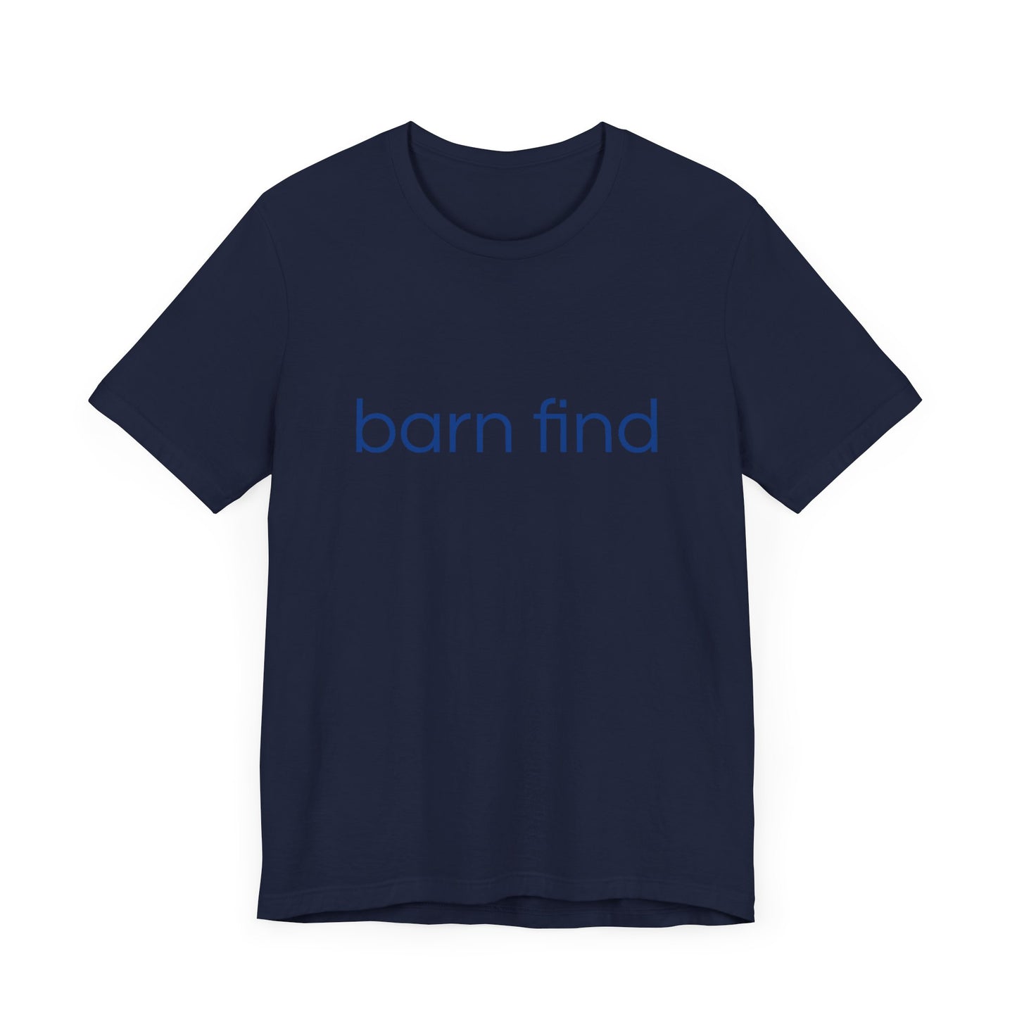 barn find Navy Print Unisex Jersey Tee