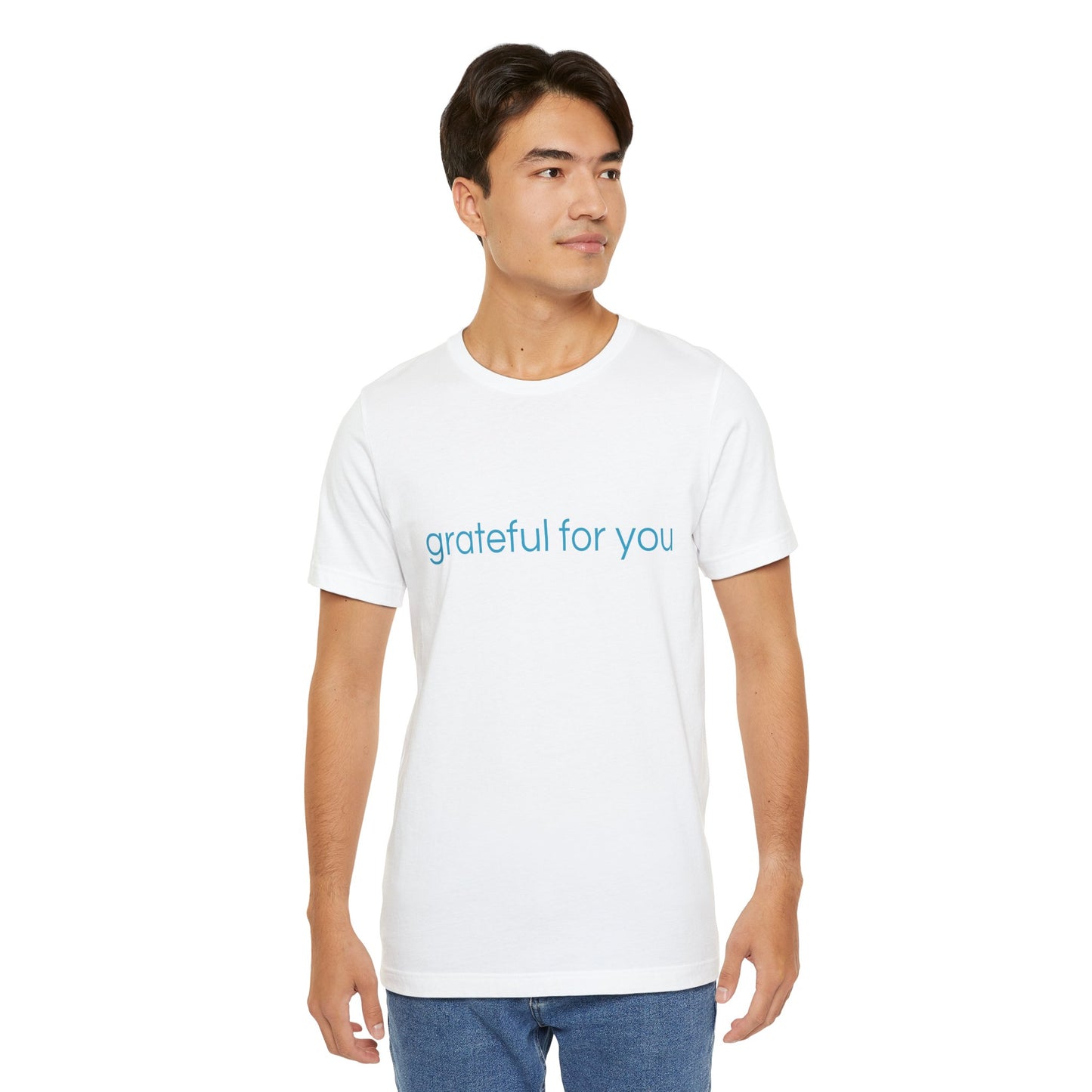 grateful for you Blue Print Unisex Jersey Tee