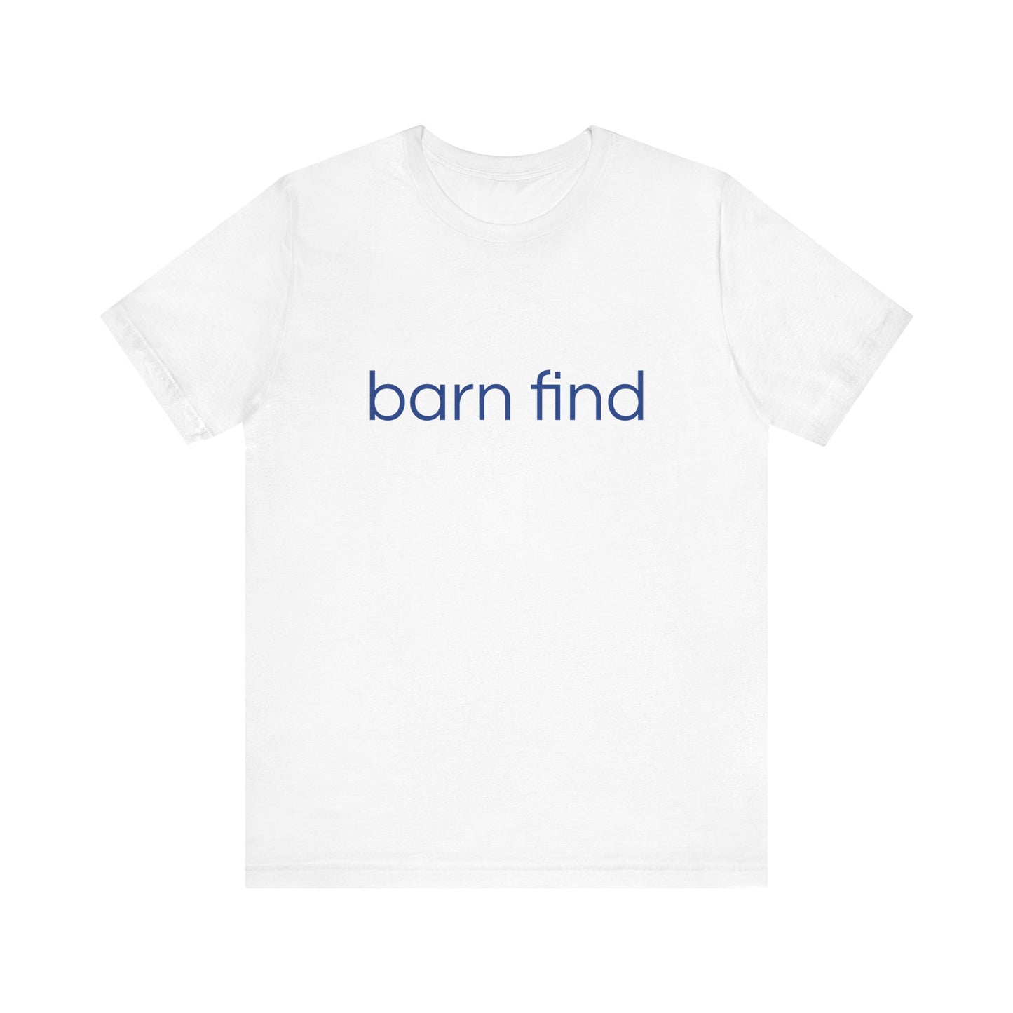 barn find Navy Print Unisex Jersey Tee