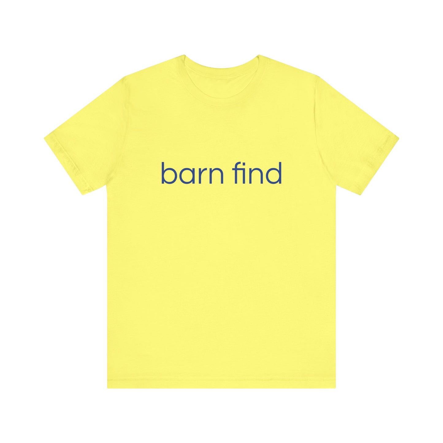 barn find Navy Print Unisex Jersey Tee