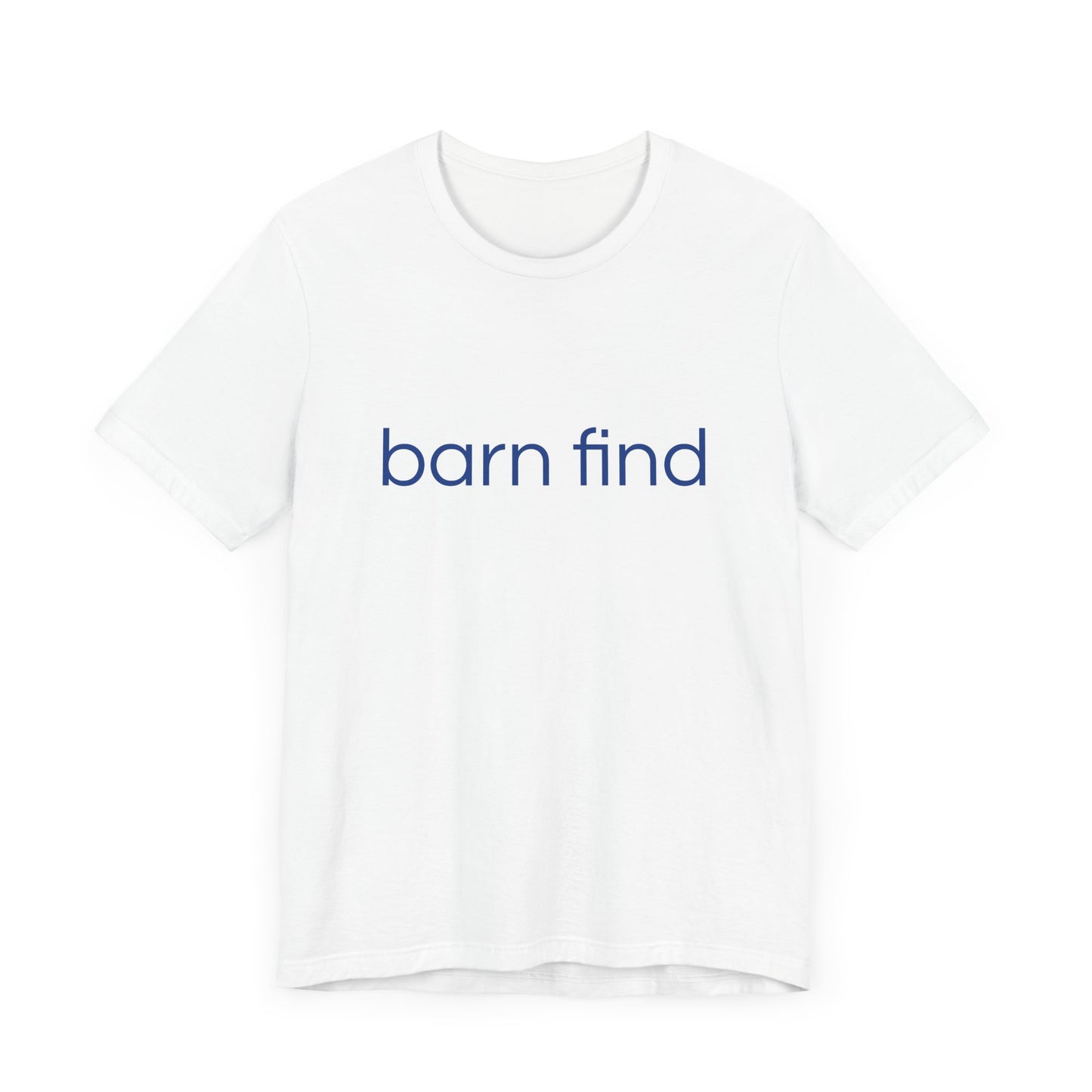 barn find Navy Print Unisex Jersey Tee