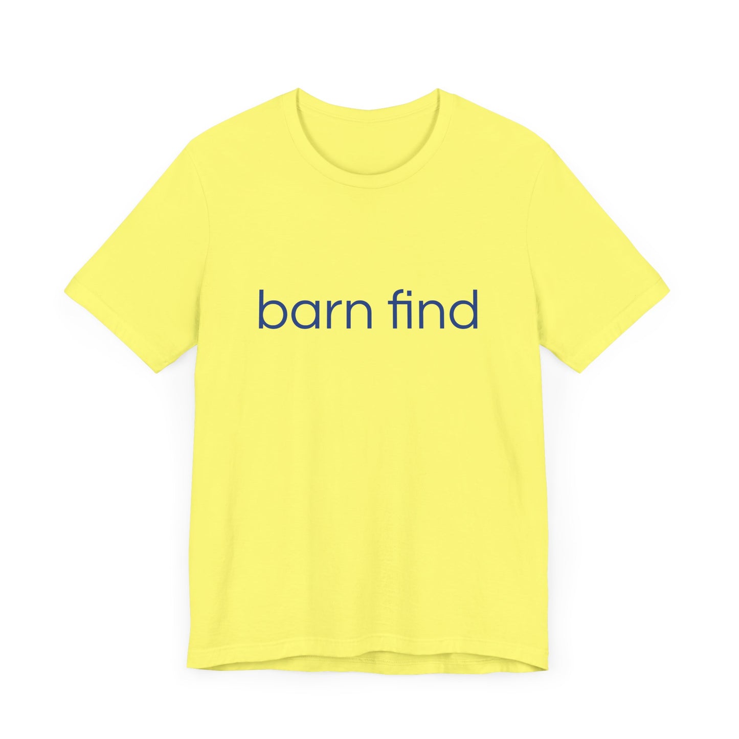 barn find Navy Print Unisex Jersey Tee