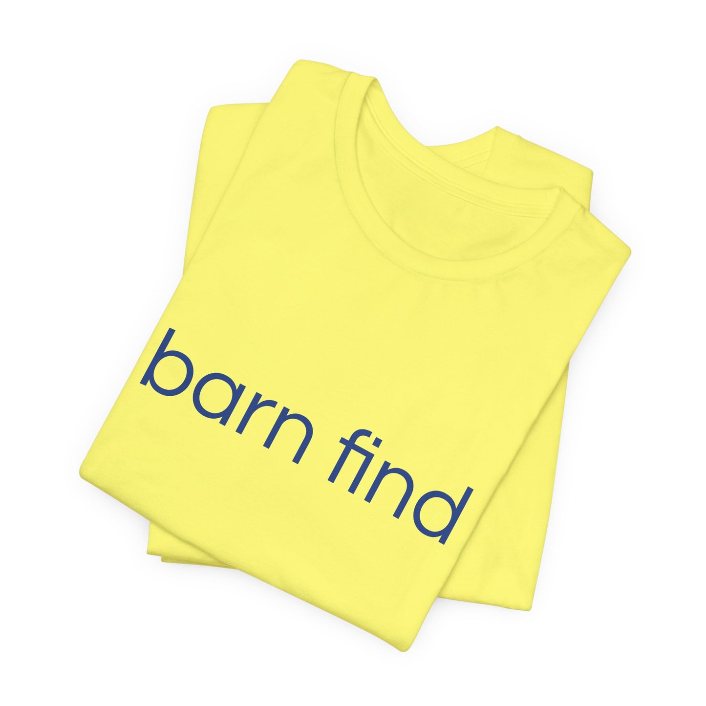barn find Navy Print Unisex Jersey Tee